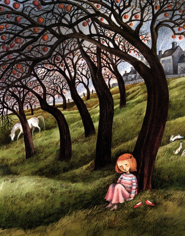 Fiona Moody. The girl under the tree