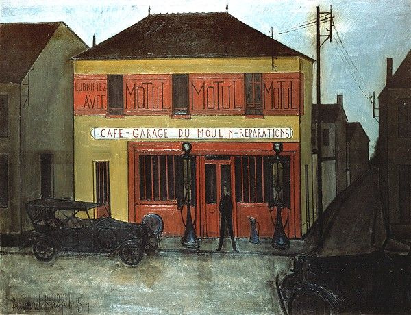 Бернар Бюффе. Le garage du Moulin