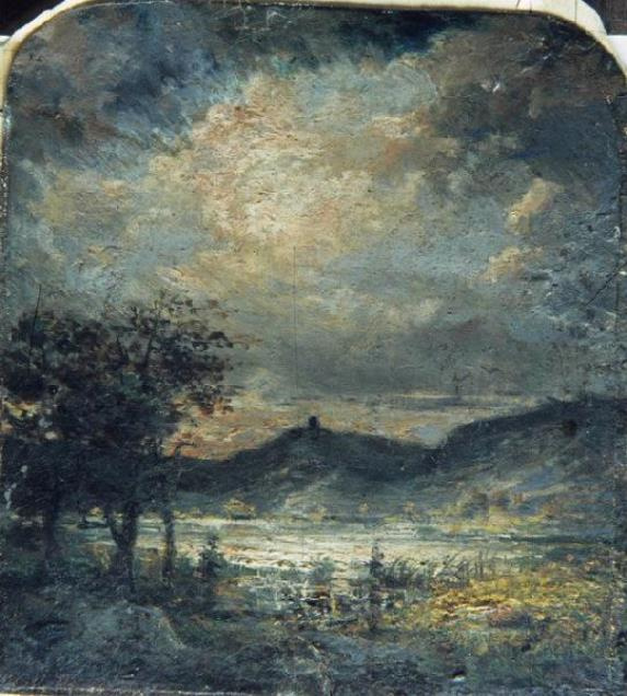 John Constable. Evening landscape