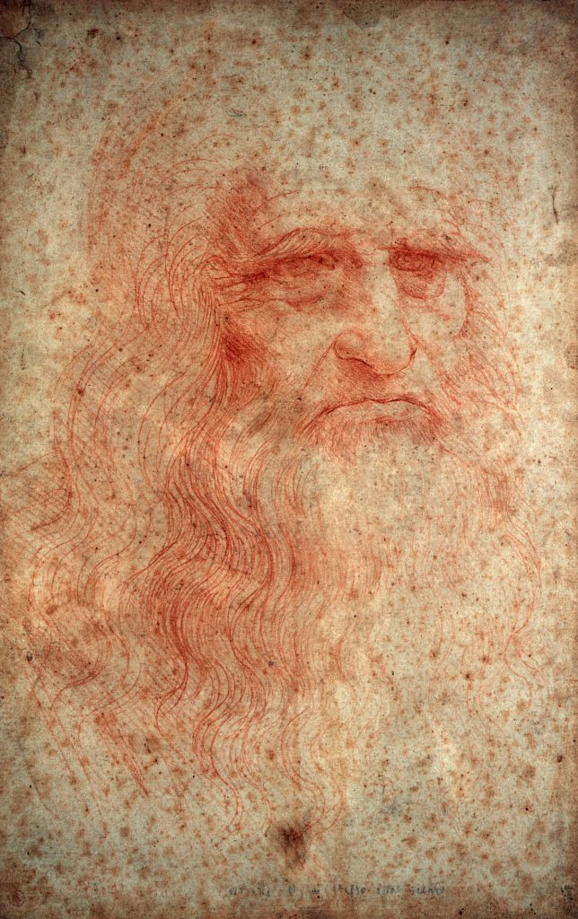 Leonardo da Vinci. Autorretrato de Turín