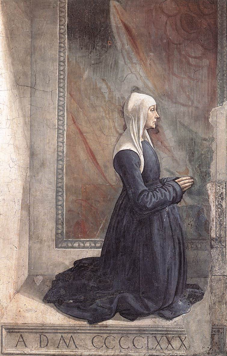 Domenico Girlandajo. The portrait of the Madonna