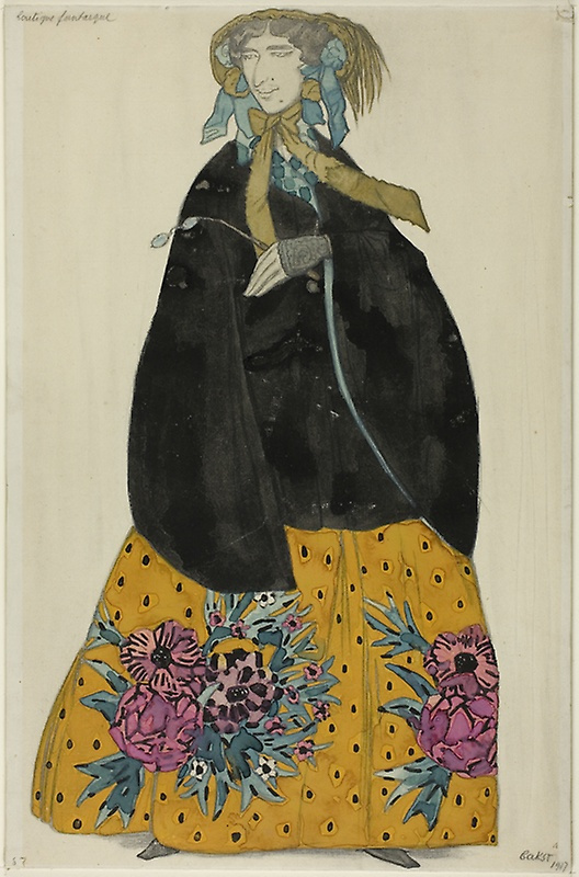 Lev (Leon) Bakst. Costume design for the ballet "tent of miracles"