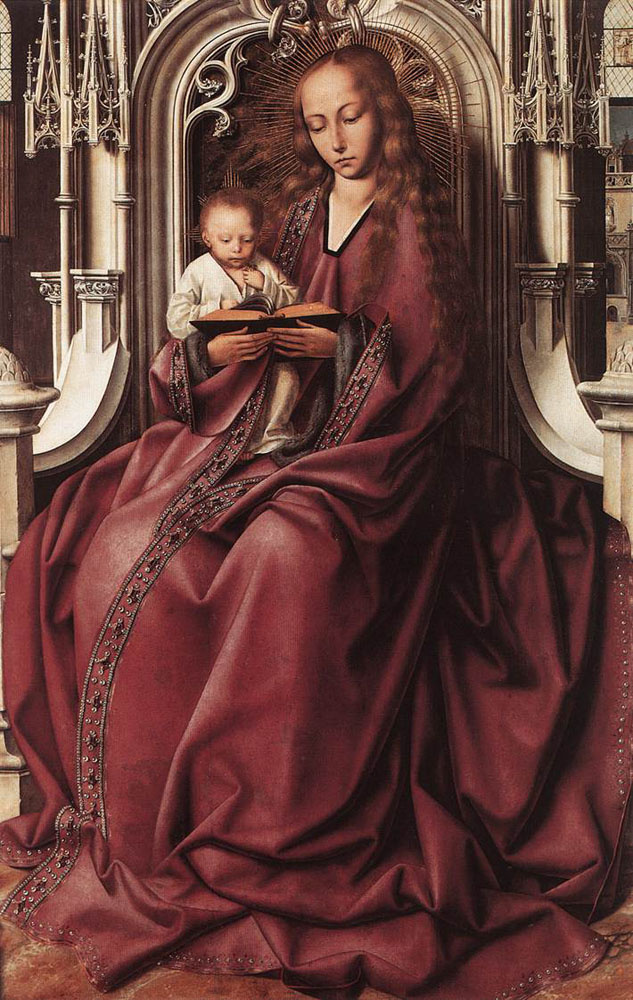 Quentin Massys. Virgin Mary with a baby