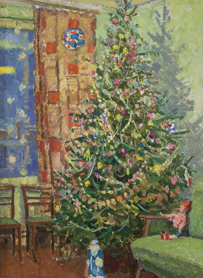 Leonty Nikiforovich Mazanov. Christmas tree