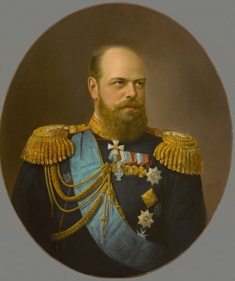 Nikolay Gustavovich Shilder. Zar Alexander III