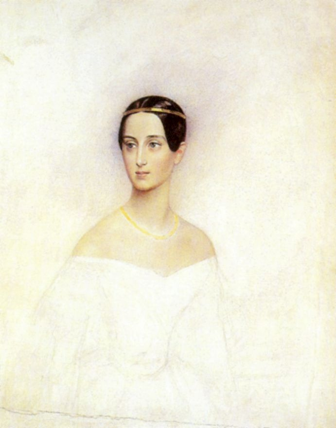Karl Bryullov. Portrait of Grand Duchess Tatiana Alexandrovna