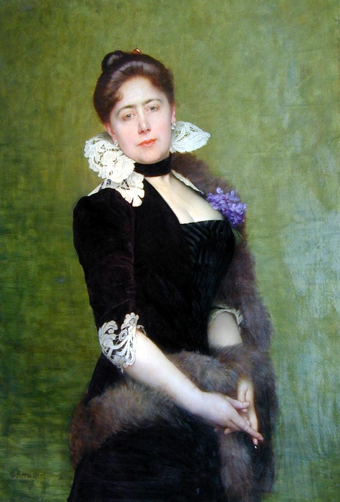 Jules Joseph Lefebvre. Portrait of a lady