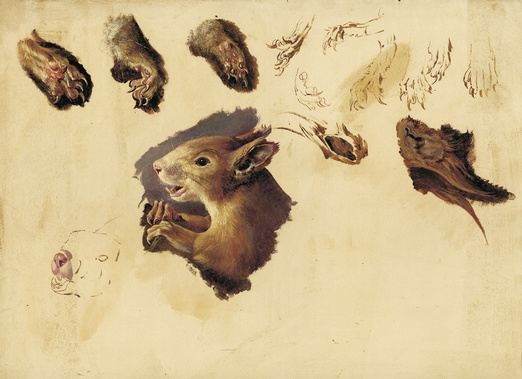Paul Friedrich Mayerheim. Sketches