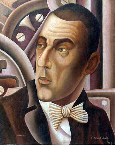 Vasily Ivanovich Shukhaev. Portrait Of Vladimir Meyerhold