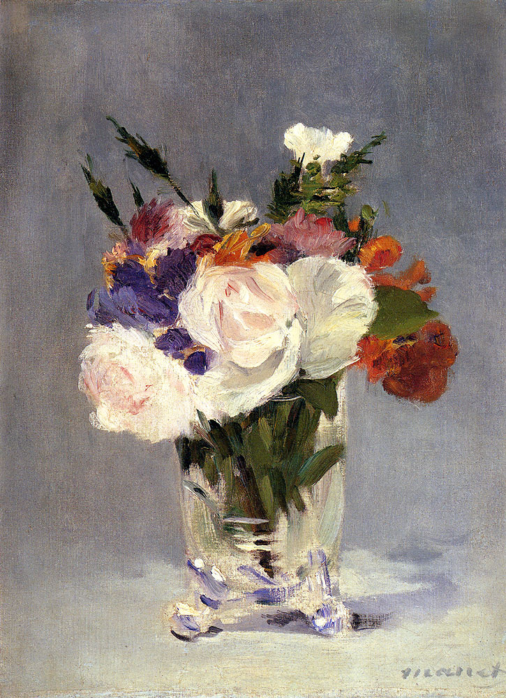 Edouard Manet. Still life with flowers