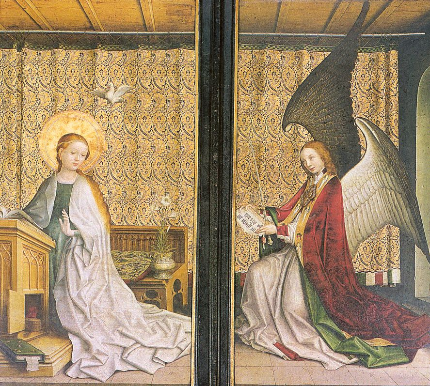 Stefan Lochner. The Annunciation Of Mary