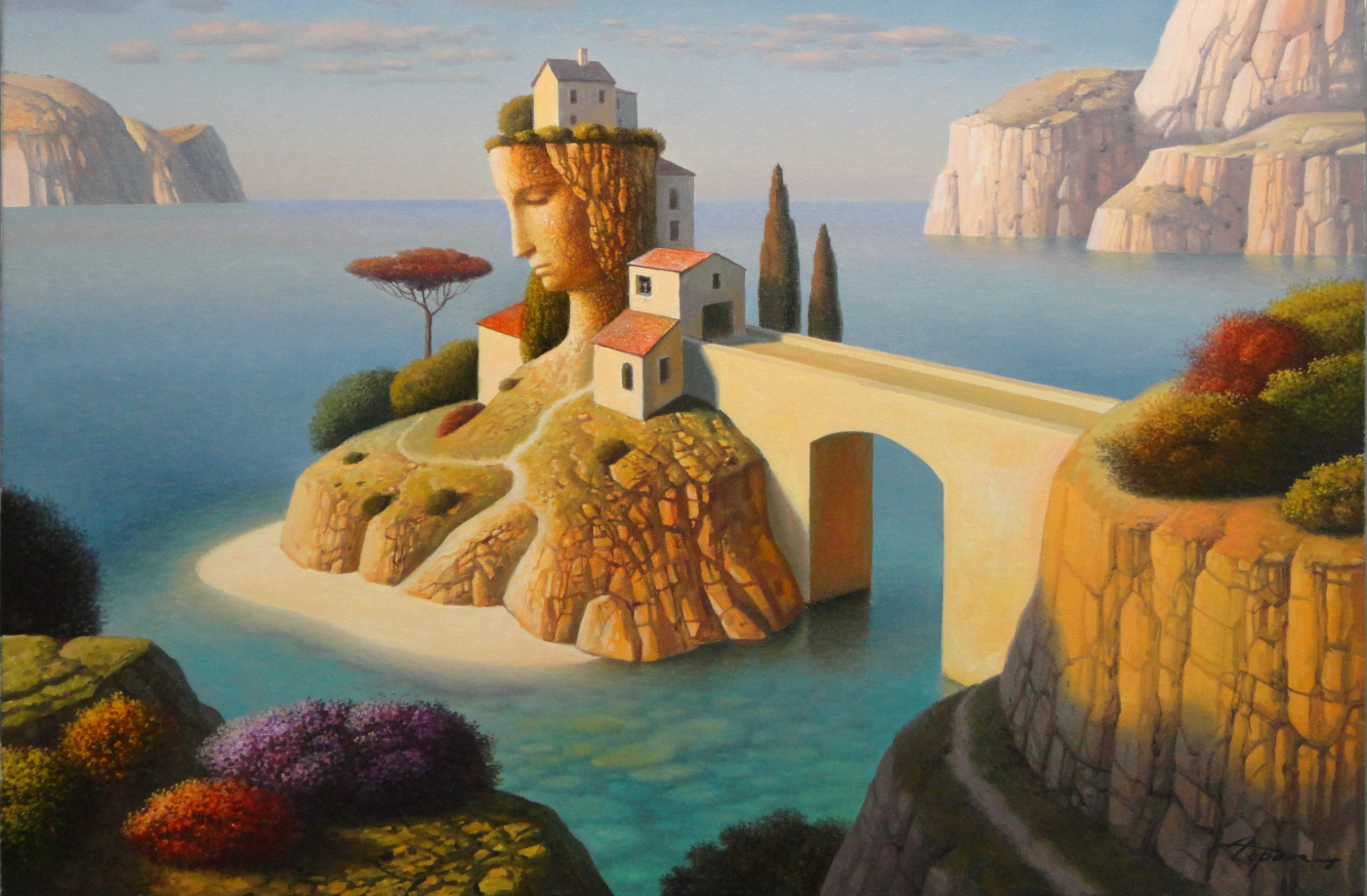 Evgeni (Eugene) Yakovlevich Gordiets (Gordian). Yellow Bridge Island