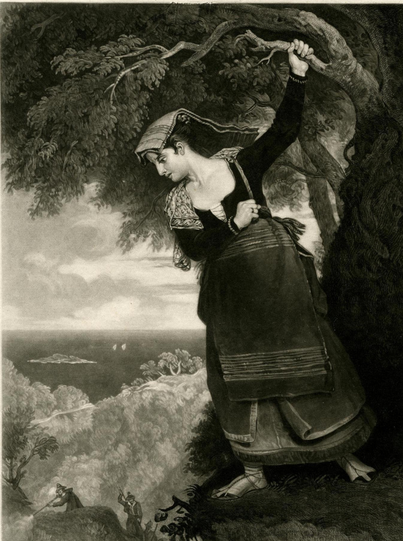 Charles Lock Charles Lock Eastlake The wife of a brigand chief, 1824: Descripción de ...