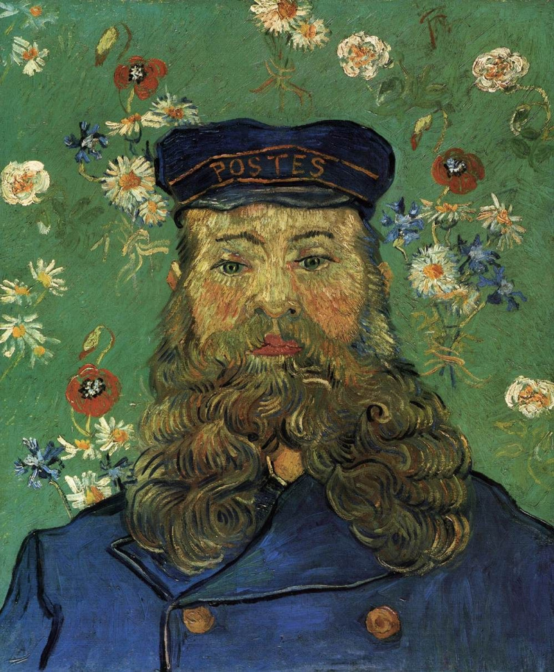 Portrait of Joseph Roulin (option), 4 1889, 54×65 cm by Vincent