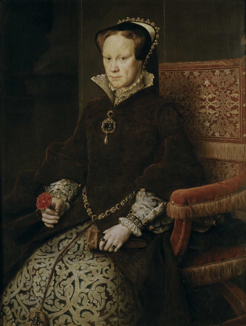 Queen of England Mary Tudor, second wife of Philip II by Antonis