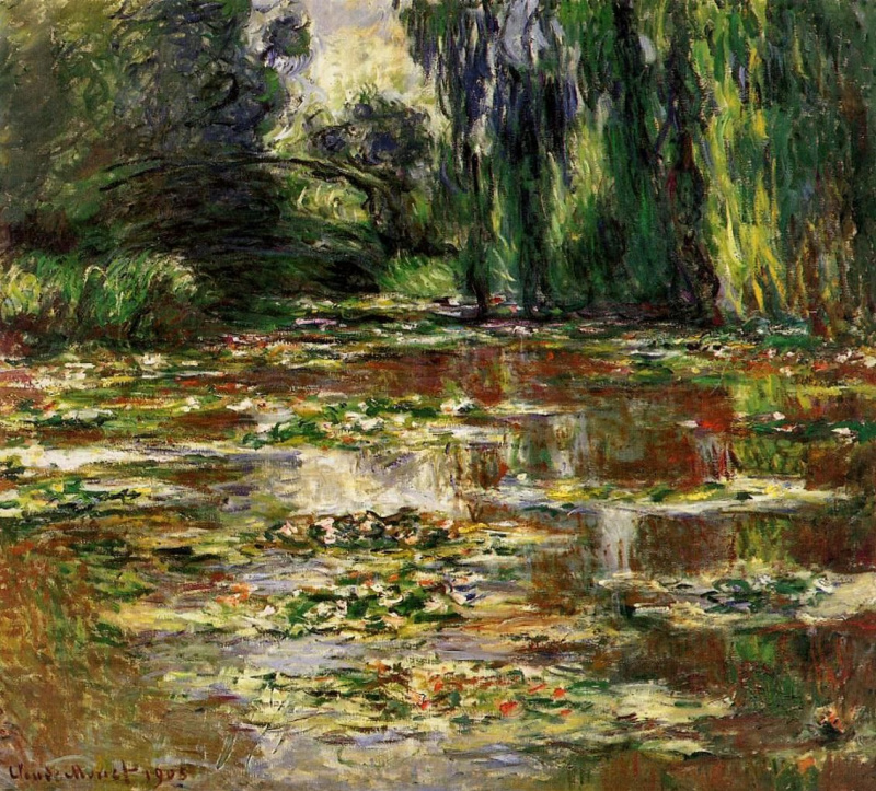 The Japanese bridge (Bridge over a pond with water lilies), 1905