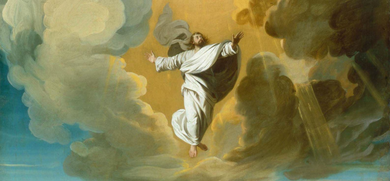 Ascension. Fragment, 1775, 73×81 cm by John Singleton Copley
