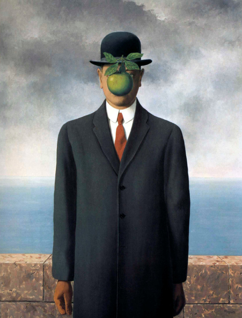 Rene Magritte 人子, 1964, 89×116 厘米：作品描述| Arthive