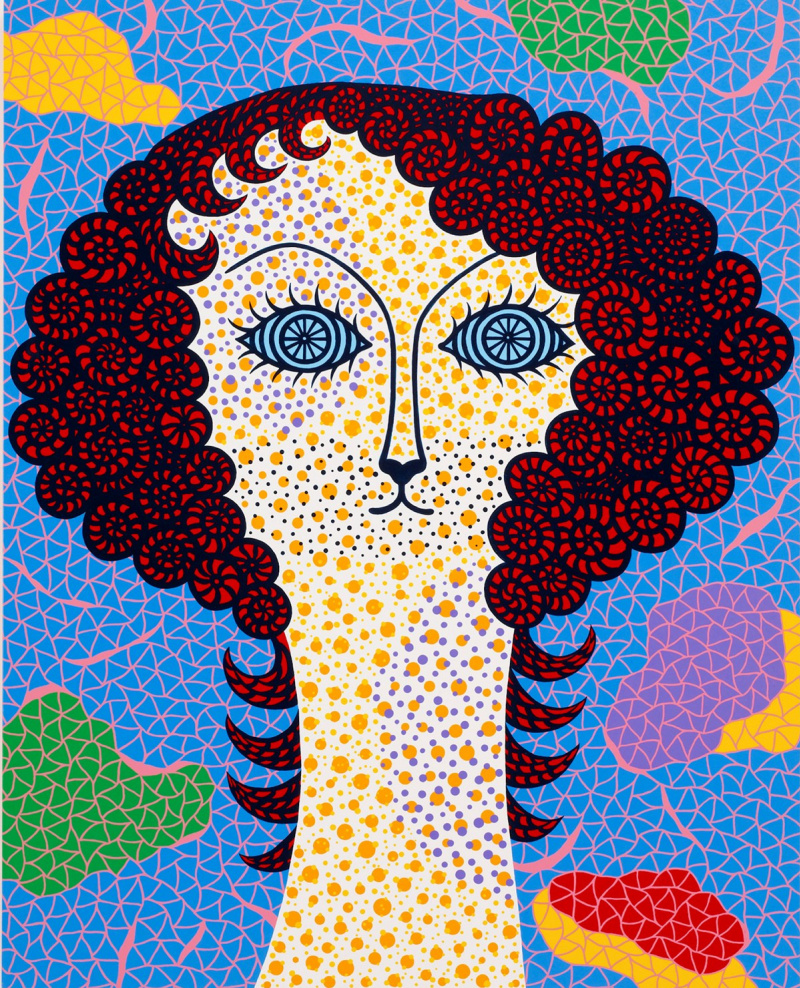 SELFPORTRAIT, 2010, 130×162 cm by Yayoi Kusama History, Analysis
