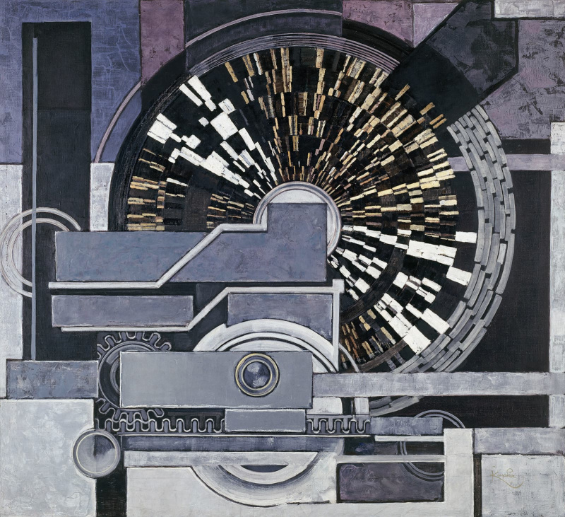 Music, 1932, 93×85 cm by Frantisek Kupka: History, Analysis