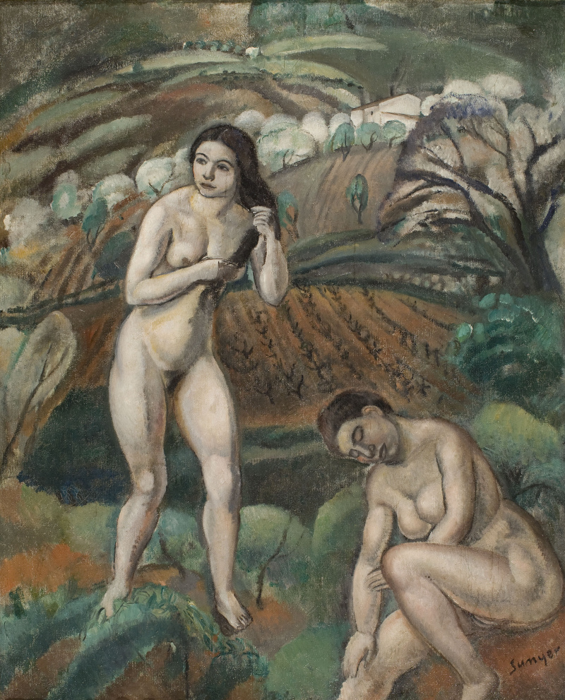 Two naked women, 1913, 64×81 cm by Joaquim Sounier: History, Analysis &  Facts | Arthive