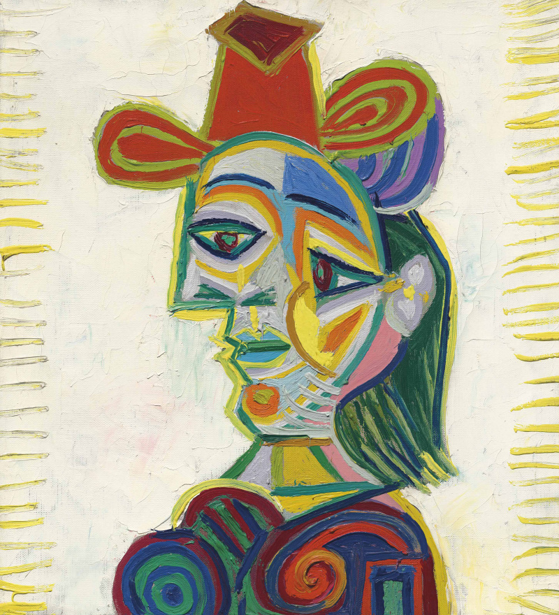 Kunstwerke Von Dora Maar Pablo Picasso Büste einer Frau (Dora Maar), 20.05.1938, 40×45 cm