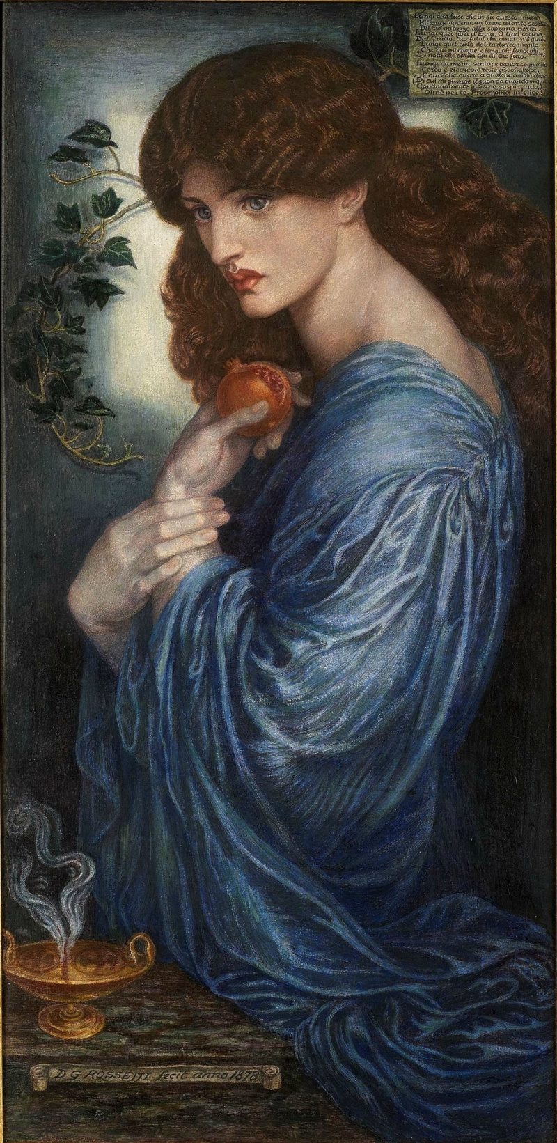 Buy digital version: Proserpine by Dante Gabriel Rossetti | Arthive