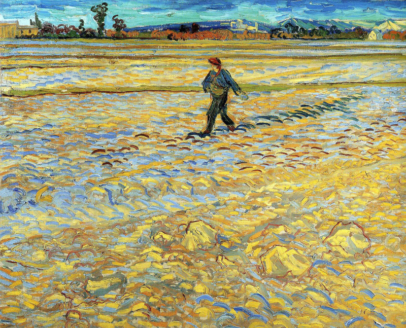 The sower 1888 92 72 cm by Vincent van Gogh History Analysis