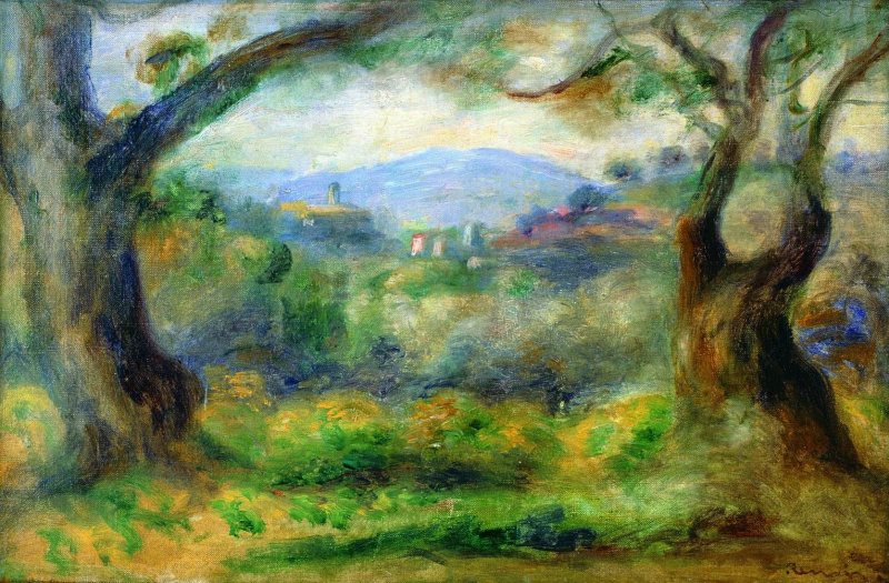 Buy a digital copy: Pierre Auguste Renoir - Paysage en colette
