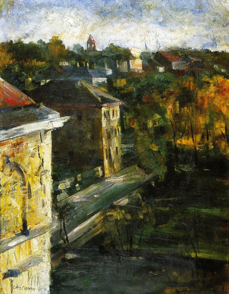 Blick Aus Dem Munchner Atelier Lovis Corinth main image 1