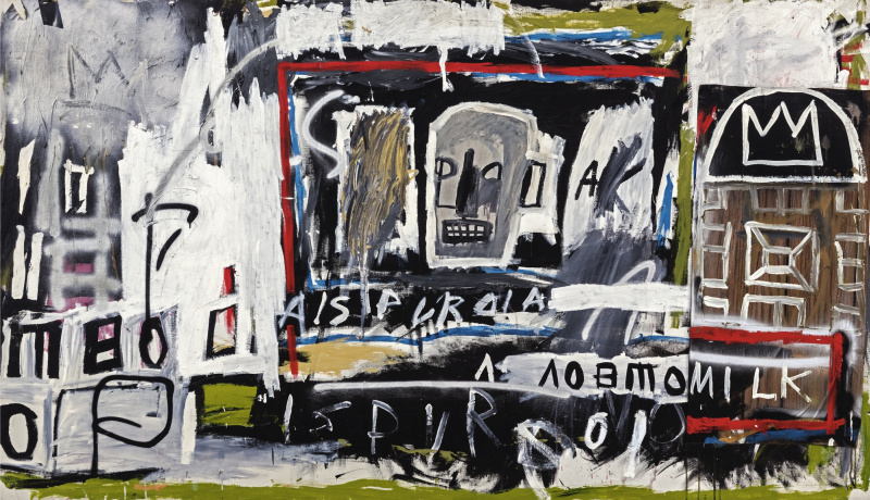 New York, New York, 1981, 226×128 cm by Jean-Michel Basquiat