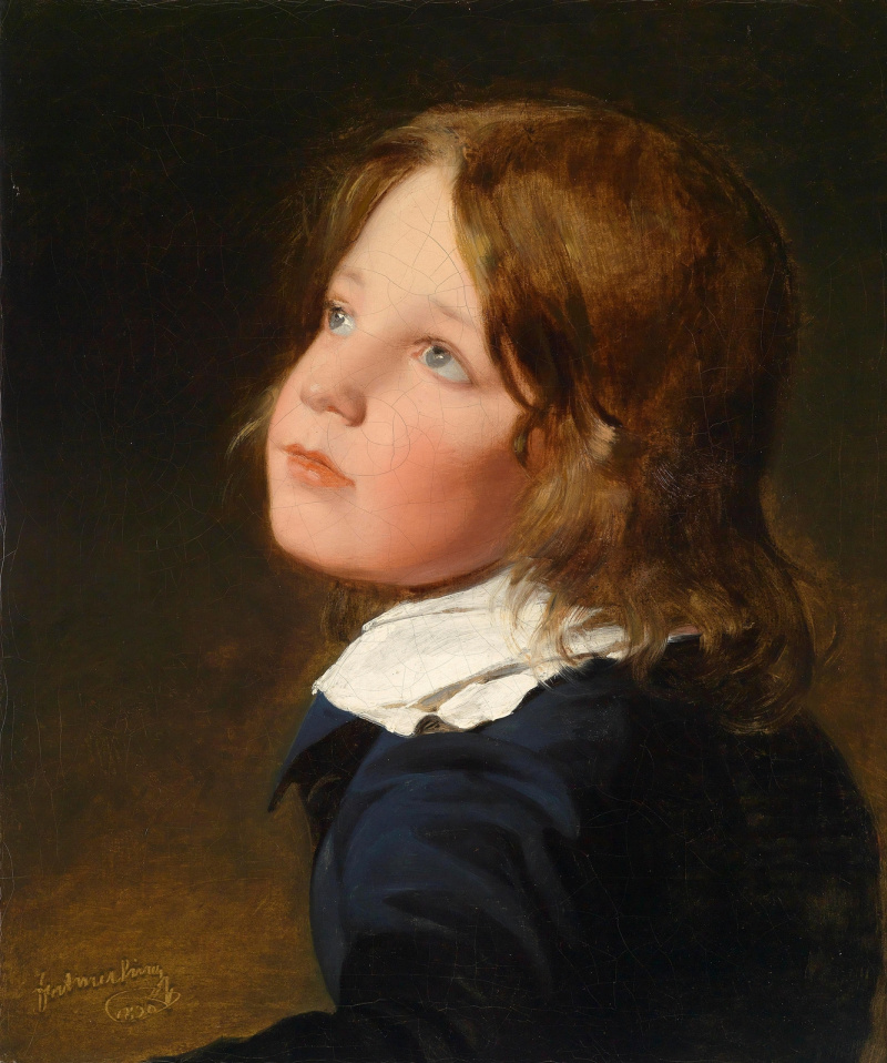 Friedrich von Amerling 1830年，艺术家Josef Amerling的兄弟, 35×41
