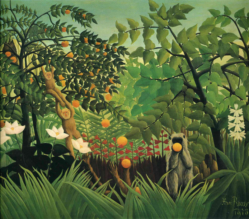 Henri Rousseau、Coin de Parc、海外版超希少レゾネ Henri Rousseau