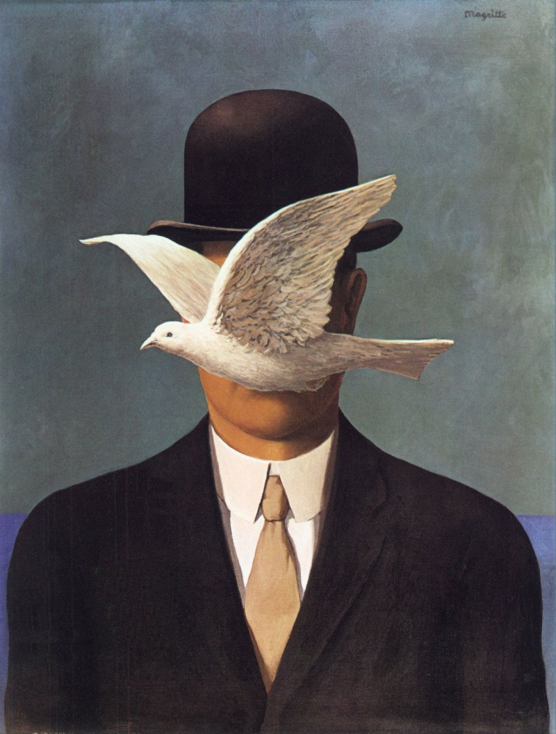 The man in the bowler hat, 1964, 50×70 cm by René Magritte: History,  Analysis & Facts | Arthive