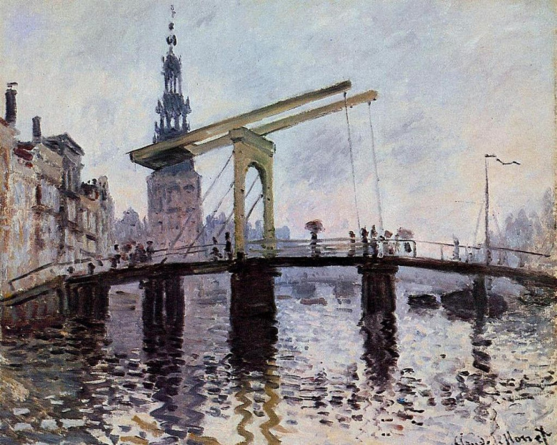 The Bridge, Amsterdam, 1874 by Claude Monet: History, Analysis