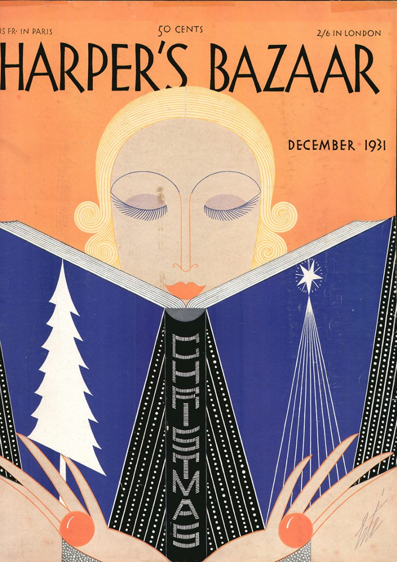 Cover of Harper's Bazaar magazine, December 1931, XX by Roman