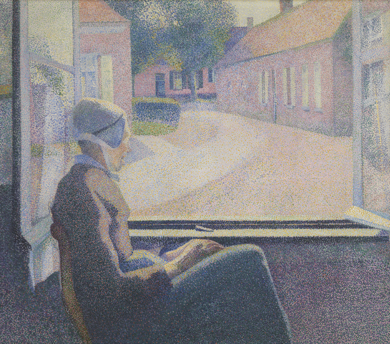 Henri van de Velde Femme assise près de la fenêtre, 1889, 125×111