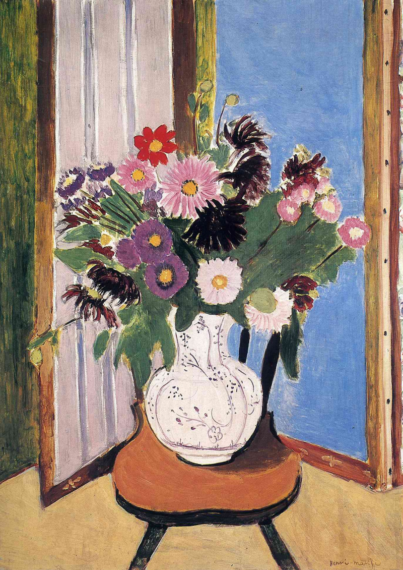 Henri Matisse 花瓶の花 1963年 Buy a digital copy: Henri Matisse - Vase with flowers | Arthive