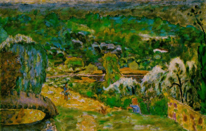 Pierre Bonnard Spring landscape, 1935, 103×67 cm : Descriptif de l