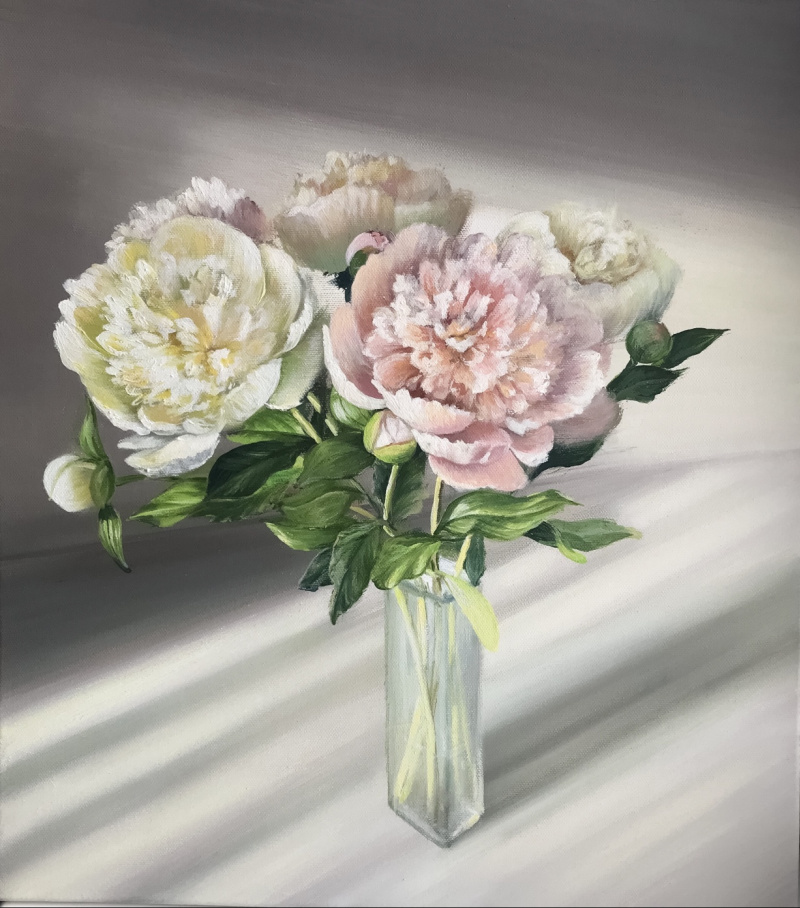 Uryxery Fleurs Artificielles Hortensias Et Pivoines Rose Pour Centre De
