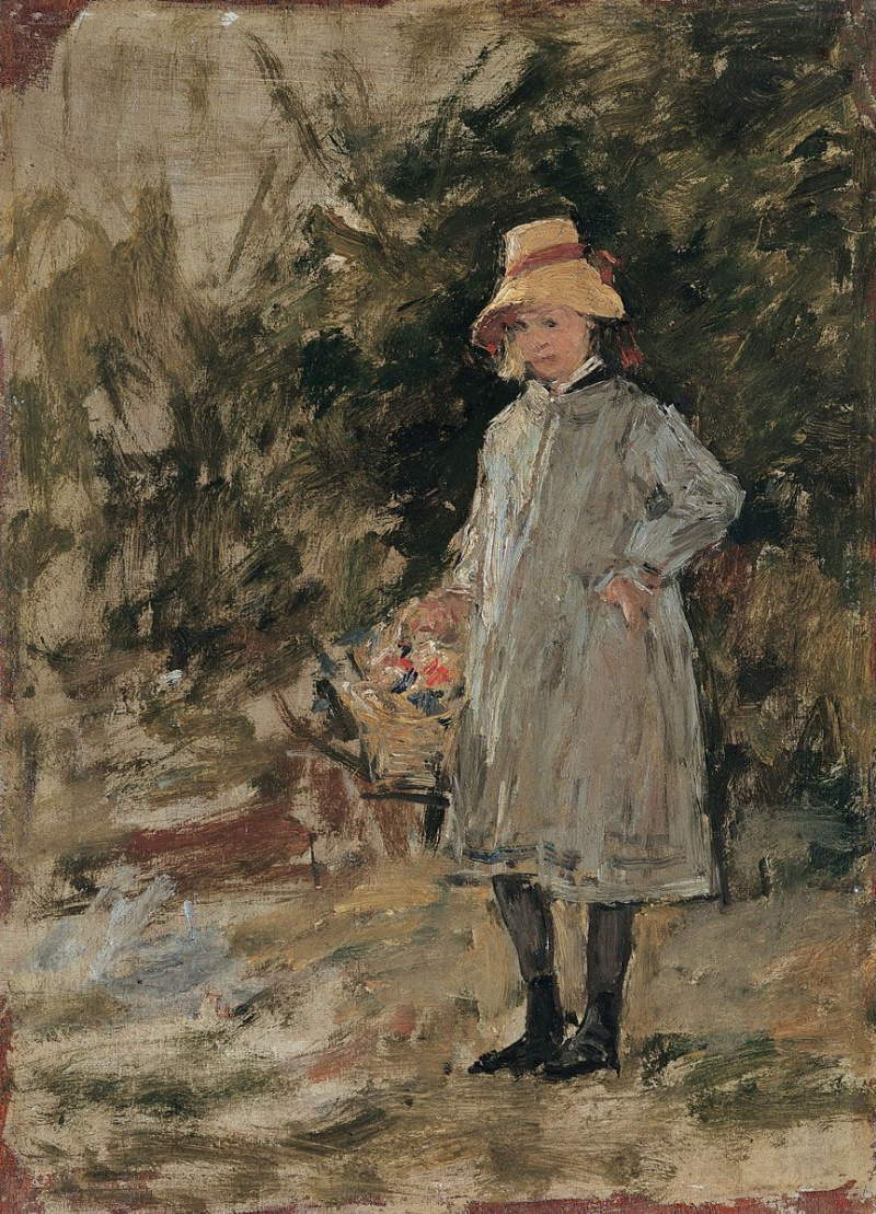 Portrait of a girl, 1880 by Eugene Boudin: History, Analysis