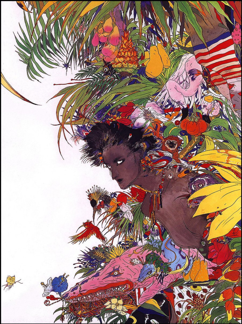 The secret of Paradise by Yoshitaka Amano: History, Analysis