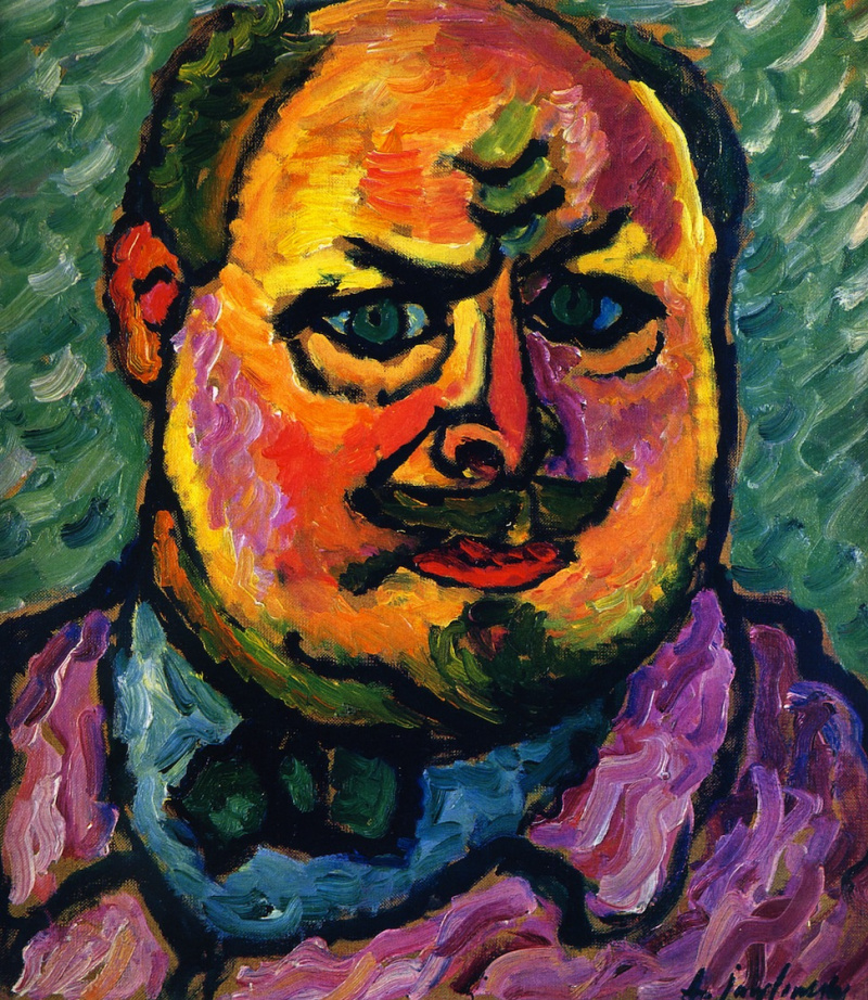 Self-portrait, 1912, 50×54 cm by Alexej von Jawlensky: History
