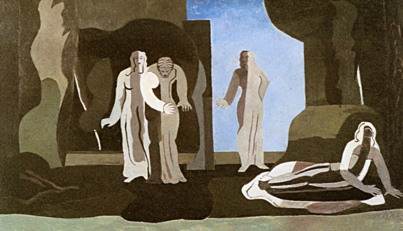 Orpheus and Eurydice, XX, 99×58 cm by Alexandra Exter: History