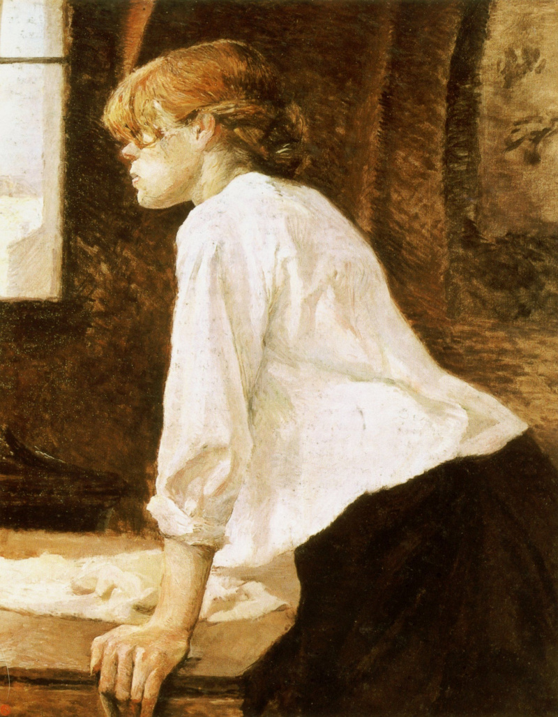 Buy digital version: The Laundress by Henri de Toulouse-Lautrec