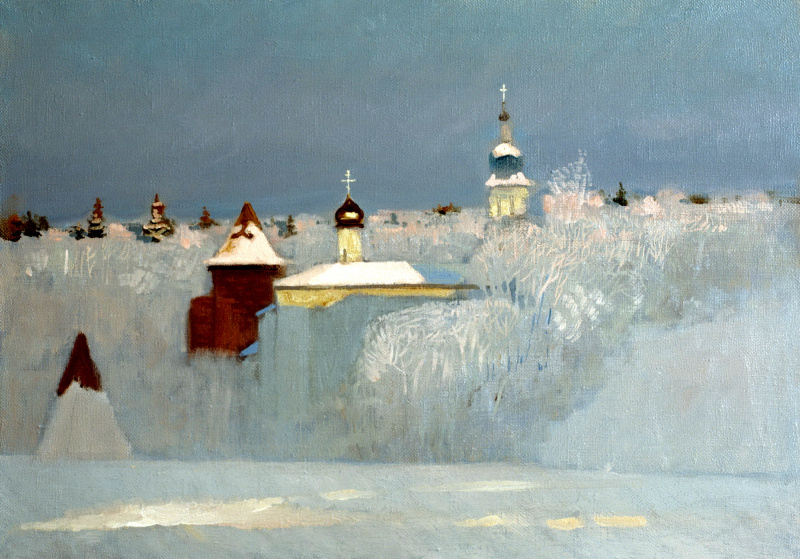 Russian winter by Nikolay Yurievich Anokhin: History, Analysis