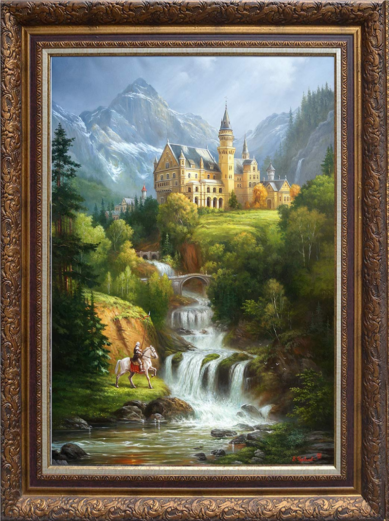 Buy an artwork: Castle in the mountains by Vladimir Abat-Cherkasov