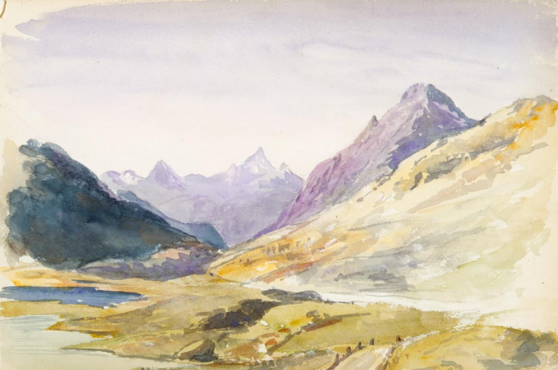 Buy digital version: Mountain landscape (Switzerland, Notepad) by