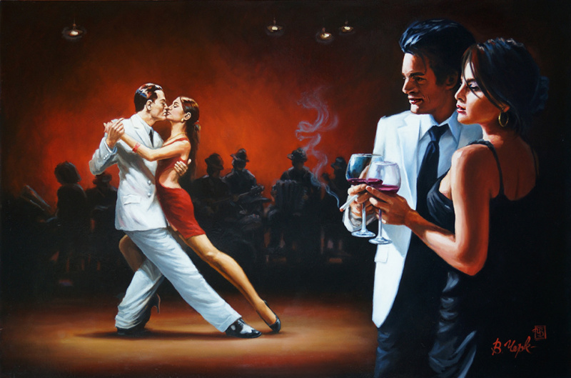 Buy an artwork: Tango, tango by Vladimir Abat-Cherkasov, Moscow 