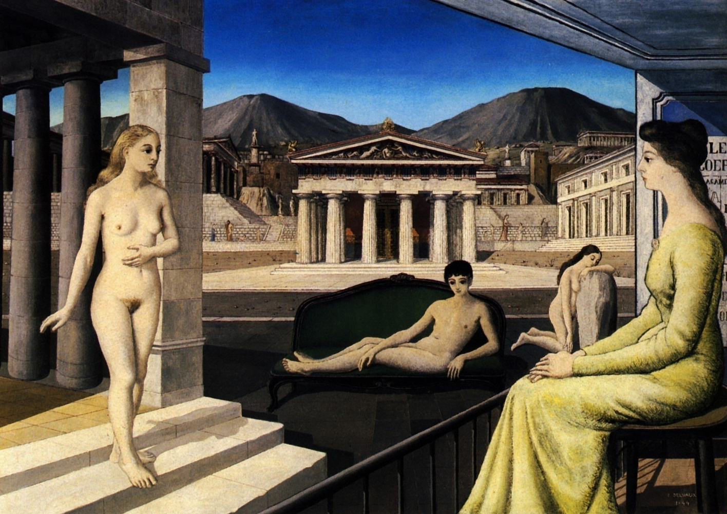 A skeleton in the closet or What are women waiting for in Paul Delvaux’s paintings?